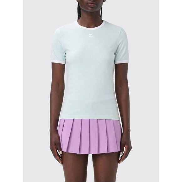 Courreges T-Shirt Woman Mint